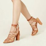 Forever 21 Faux suede lace up heels Photo 0