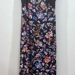 Xhilaration Black floral and paisley print Grecian style maxi dress size small Photo 2