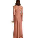 Birdy Grey  Veronica Dress Matte Satin Desert Rose Maxi Gown Size Medium NWT Photo 6