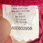 Vans Off the Wall Women's Pink White Snapback Hat Photo 9