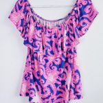 Lilly Pulitzer  Ikat Off The Sholder Top In La Fortuna Photo 4