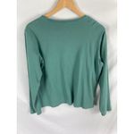 LL Bean Long Sleeve Crewneck Tshirt Size Large Blue Photo 2