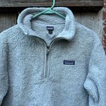 Patagonia Medium Women's Los Gatos 1/4-Zip Fleece Pullover Light Plume Grey Photo 1