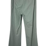 Calvin Klein  Womens Green Linen Trouser Pleated Front Straight Leg Pants 12 Minimalist   Photo 2