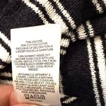 EXPRESS Soft Gauzy Navy/White Pullover Sweater with Long Bell Sleeves Photo 9