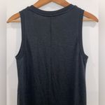 Paige  Black Knit V-Neck Midi Dress with Slit Photo 5