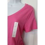 INGRID ISABEL MATERNITY Women's Hot Pink Top Tunic Sz L Fitted T Photo 2
