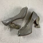 Cinderella 10M Bedazzled Silver Stiletto heels Photo 3