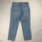 Aeropostale  Womens Mom Jeans Size 8 Blue Light Wash Distressed Destroyed Cotton Photo 1