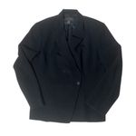 Lafayette 148 New York Blue Skirt Suit Straight Skirt Crossover Jacket Size 14 Photo 3