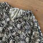 Ramy Brook black sabbath printed blouse long sleeve Photo 3