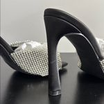 Liliana NWT fab'rik Black Heels with Silver Accents SSz 6 Photo 6
