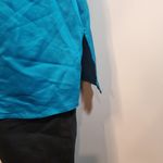 JM Collection  Green Blue Collared Button Down 8 Photo 2