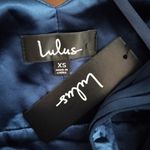 Lulus NEW Size XS Ocean of Elegance Navy Blue Maxi Dress Formal Prom Photo 2