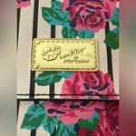 Betsey Johnson Crossbody Purse Wallet Handbag Roses Stripes Snap Y2K Girlie Fem Photo 11