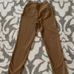 Vintage Boutique Europa Brushed Cotton Light Brown Jeans Size 4 Tan Photo 1