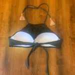 So NWT Bikini Top Small Olive Green Boho Crocheted Photo 2