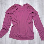 Self Esteem Lace Shoulder Sweatshirt S Photo 0