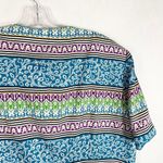 Adrianna Papell Boutique Plus Size 18 Skirt Suit Blue Silk Midi Short Sleeve 604 Photo 4