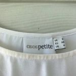 ASOS Petite White Midi Dress Geo Tribal Beaded Photo 88