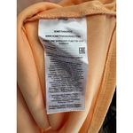 SOMETHINGNEW One Shoulder Top Womens Size L Orange Textured Tube Stretchy Size L Photo 4