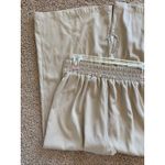 Max Studio  London Beige Tan Wide Leg Elastic Waist Pull On Pants Womens Small Photo 7