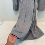 Everlane  The Gathered Drape Trench Coat in Grey Small Photo 8