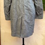 French Connection Classic Gray Tweed Trench Coat Photo 6