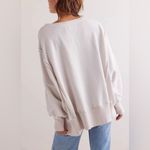 Free People NWOT  We The Free Graphic Camden Pullover - highland cow combo - XS Photo 4