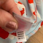 Oscar de la Renta  Pink Label Cami Sleeveless Top S Small Red Poppy Floral Tank Photo 11