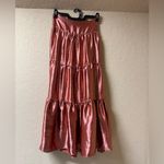 Free People  Moonbeam tired metallic maxi skirt Photo 1