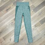 Gymshark Flex High Waist Leggings Marled Green Small Ankle Photo 2