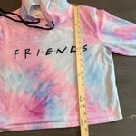 Friends Tie Dye Hoodie Sweatshirt Women's Small TV Show Series Pink Blue Photo 2