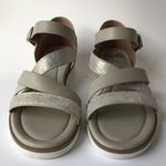 NEW Sofft MARETTA Strappy Sandals Shoes MIST GREY/GOLD Leather Womens Si… Gray Size 8 Photo 0