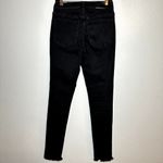 Madewell 10" High Rise Skinny Jeans Button Through Edition Berkeley Black 27T Photo 6