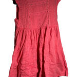 Free People  Coral Embroidered Mock Neck Sleeveless Tunic Top XS Photo 0