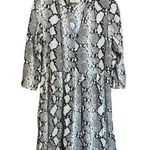 Anthropologie MAEVE Juno Snake Print Tunic Dress Womens Medium Multicolor Flowy Photo 0