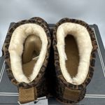 Alpine Design New Animal Print Suede Ankle Boots Booties  Shearling Lined Sz 7 Photo 5