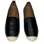 Blondo Bella Leather Espadrilles Women’s Size 9.5 Black Slip-On Flat Shoes Photo 1