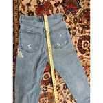 AGOLDE  90’s Jeans Women’s 25 Light Wash Distressed Ripped Knee 100% Cotton USA Photo 11