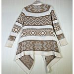 Old Navy Womens Sweater Sz S Brown Cream Western Style Open Cardigan Native Azte Photo 6
