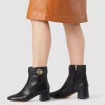 Coach  Black Leather Tania Bootie 9.5 Photo 0