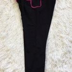 Delfin Women’s Spa Mineral Infused Exercise capris pink & black size Medium Photo 9