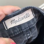 Madewell  Stretch Denim Straight Black Skirt Photo 1
