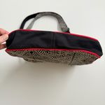 Laurel Burch Purse Crossbody Cats Sequin Flowers Aztec Pockets Black White Red Photo 9