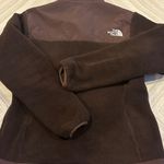The North Face Women's Dark Brown Fleece Zipper Jacket Size S Photo 8