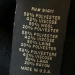 Vintage Rozae Nichols Black Metallic Textured Cropped Jacket Petite 4P Classic Photo 9