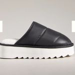 Anthropologie Maeve Puffy Platform Black Slippers Sz L Photo 8