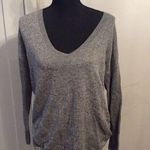 American Eagle  Medium M Lightweight V Neck Sweater Shirt Blue Photo 0
