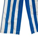 BDG Joey Striped Straight Leg Pant Blue White Cotton Size 24 NWT Photo 9
